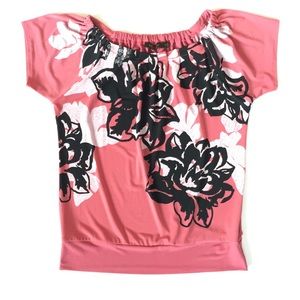 Express blouse with graphic floral print